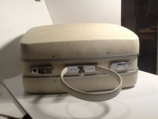 Vintage Samsonite Wig Box Hat Box Vintage Suit Case Suitcase Train Case W/key