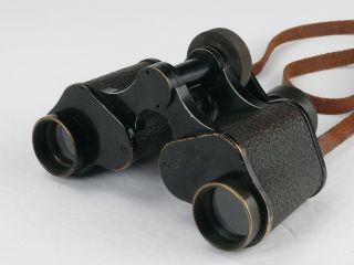 Vintage BAUSCH AND LOMB 8X25 Binoculars.  ZEISS Prism Stereo with strap and case 3