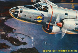 Vintage Revell Us Navy Lockheed P2v - 7 Neptune (1955) “s” Kit Complete