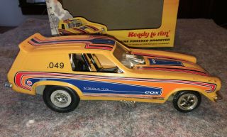 Vintage Cox Gas Powered Tethered Car Vega Funny Car (box Separately)