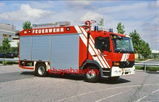 Fire Apparatus Slide,  Fe,  Daimer Mannheim / Germany,  1999 Mb / Zeich & Koenig