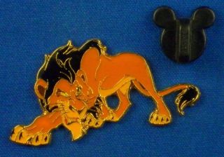 Scar From The Lion King Wood Box Set Villain Prowling Disney Pin 5713