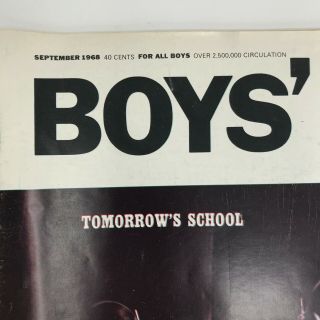 Boys Life Scouts September 1968 Tomorrow ' s School 2