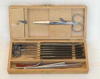 Vintage German Medical Surgical Kit Instruments Medical Tools With Box