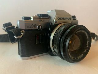 Vtg Olympus Om - 10 | Olympus Zuiko 50mm F/1.  8 Lens | | Nmint