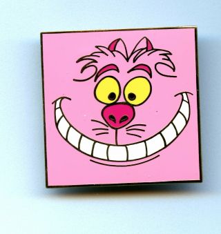 Disney Profile Series Alice In Wonderland Cheshire Cat Face Pin Read