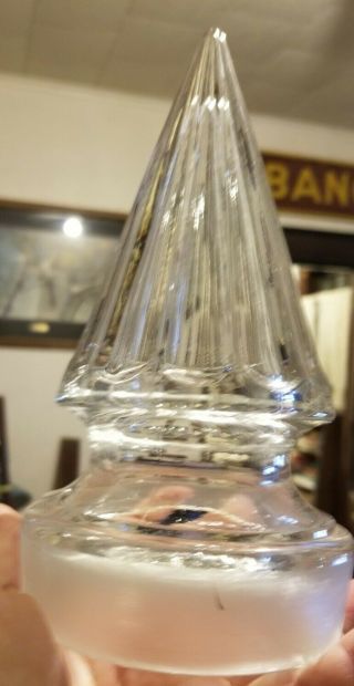Clear Antique Apothecary Drug Store Candy Glass Jar - Lid Only