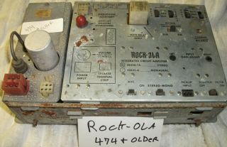 Rock - Ola Integrated Circuit Amplifier 48350 - 1a,  474 And Older