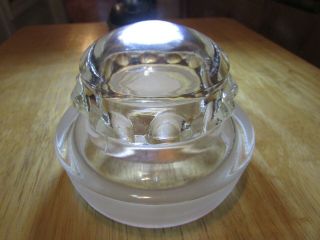 Ground Lid Only For Large Drugstore Apothecary Candy Jar,  Ribbed Pattern Sides