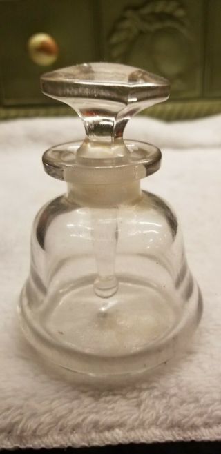 Apothecary Ground Clear Stopper W Dropper Bottle Ink Perfume Medicine