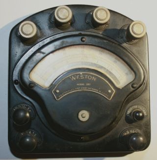 Antique Electric Meter Weston Model 280