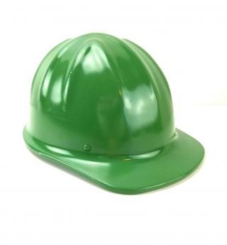 Vintage Mcdonald T Standard Cap Green Aluminum Hard Hat Helmet