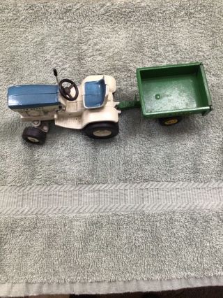 John Deere Vintage Ertl Die Cast Tractor Trailer Wagon