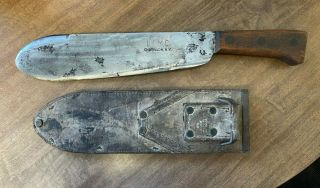 Vintage Wwii U.  S.  M.  C.  Chatillon N.  Y.  Medical Corps Bolo Knife W / Boyt 1943