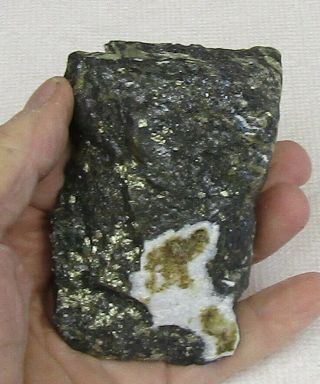 LARGE MINERAL SPECIMEN OF MASSIVE POLYMETALLIC ORE FROM WHITE PINE CO. ,  NEVADA 2