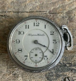 Vintage Hampden Watch Co.  17 Jewels Pocket Watch