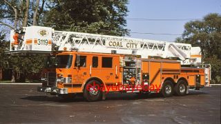 Fire Apparatus Slide,  Truck 3119,  Coal City / Il,  2000 Pierce