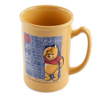 Winnie The Pooh Est.  1966 Official Disney Ceramic Mug Coffee 3d Raised Image