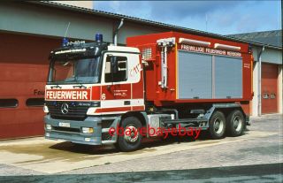 Fire Apparatus Slide,  Pod - Unit,  Herborn / Germany,  1999 Mb / Meiller
