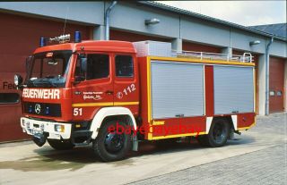 Fire Apparatus Slide,  Rescue,  Herborn / Germany,  1995 Mb / Lentner