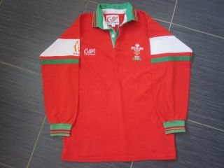 New/unworn Mens Vintage Wales 1993 - 95 Cotton Traders Home Rugby Shirt (m)