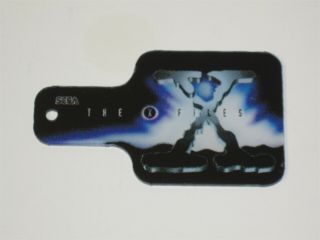 The X Files Pinball Promo Plastic Key Chain Fob