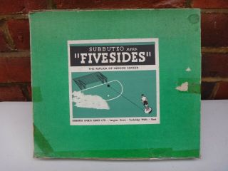 Vintage Football Subbuteo Fivesides Boxed Set