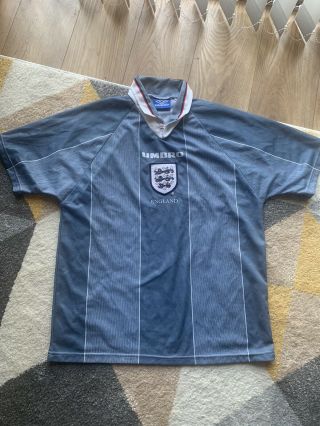 Vintage Umbro England 1996 Away Football Shirt - Men’s Large