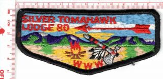 Oa Lodge 80 Silver Tomahawk S - 1b
