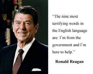 President Ronald Reagan Famous Quote 8 X 10 Photo Picture J1