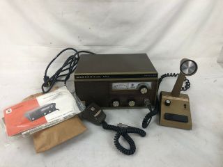 Vintage Messenger 250 Johnson Cb Radio Base Station 23 Channel W/ Cs - 1 Mic