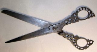 Antique 1800 ' s Hand Crafted Italian Steel Bartholomeo Terzano Sewing Scissors 2