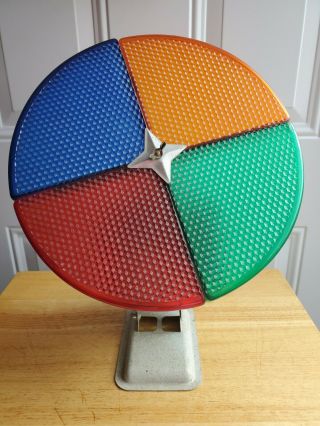 Vintage Penetray Rotating Christmas Tree Color Wheel