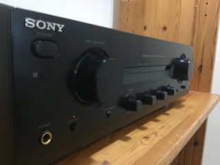 Sony Ta - Fe570 Vintage Integrated Amplifier Phono With Instructions -