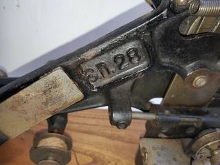 Junker & Ruh SD 28 Cobbler Leather Shoemaker Saddle maker sewing machine 1900 ' s 5