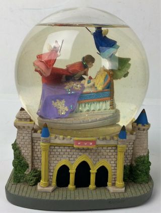 Disney Sleeping Beauty Snow Globe Musical Once Upon A Dream True Love First Kiss