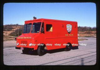Montauk Ny Fire Police Unit 1970s Chevrolet Stepvan Fire Apparatus Slide