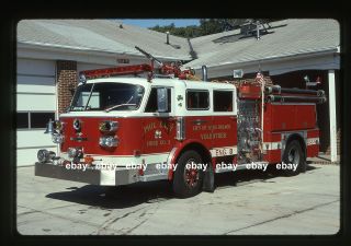 Long Branch Nj 1980 American La France Pumper Ex Fdny Fire Apparatus Slide