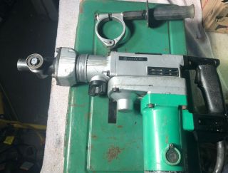 Hitachi Dh38ye Vintage Rotary Hammer And Case With 2 Drill Bits