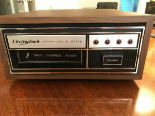 Vintage Electrophonic Solid State 8 - Track Tape Player 1970 