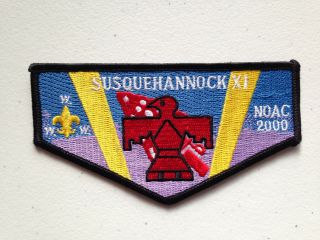 Susquehannock Oa Lodge 11 Scout Service Patch Flap 2000 Noac Delegate Cd