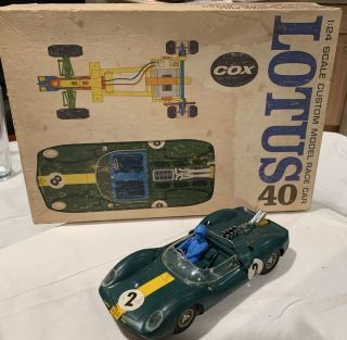 Cox Vintage 1/24 Lotus 40 With Box Or Resoration