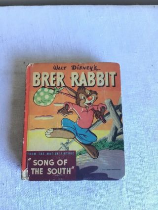 Vtg Hc 1947 Walt Disneys Brer Rabbit Song Of The South The Better Little Book