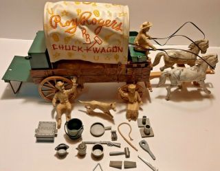 Vintage Ideal Roy Rogers Fix - It Chuck Wagon With Accessories