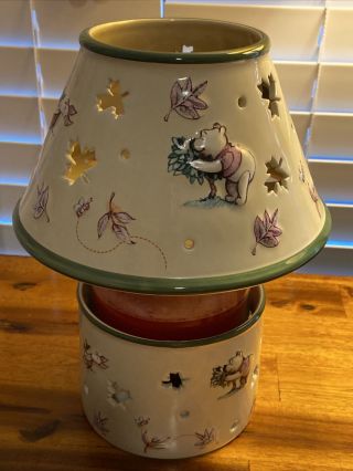 Walt Disney World Classic Winnie The Pooh Jar Candle Holder -