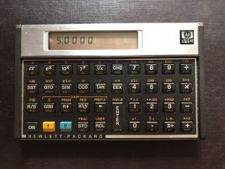 Vintage Hewlett Packard Hp 11c Scientific Calculator In
