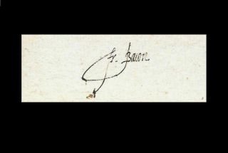 Sir Francis Bacon Autograph Reprint On Period 1610s Paper