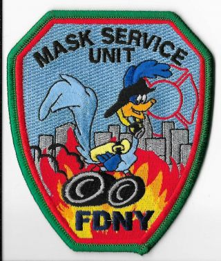 York Fire Department (fdny) Mask Service Unit Patch
