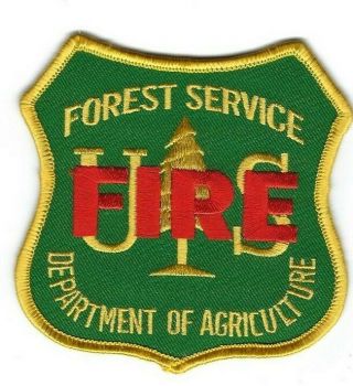 Us Dept.  Of Agriculture Forest Service Fire Federal 4 " Patch