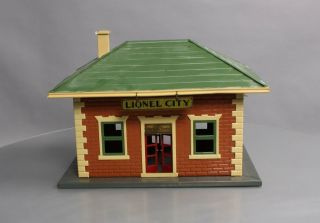 Lionel 124 Vintage Std Gauge Restored Lionel City Tinplate Station With Lights